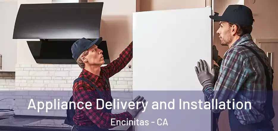  Appliance Delivery and Installation Encinitas - CA