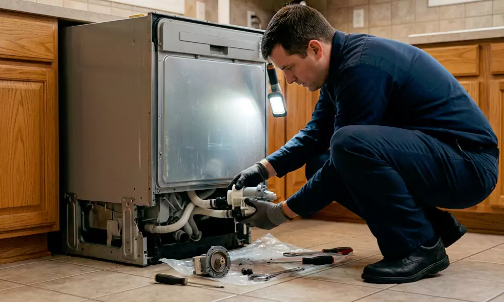 Dishwasher Pump Replacement in Encinitas, CA