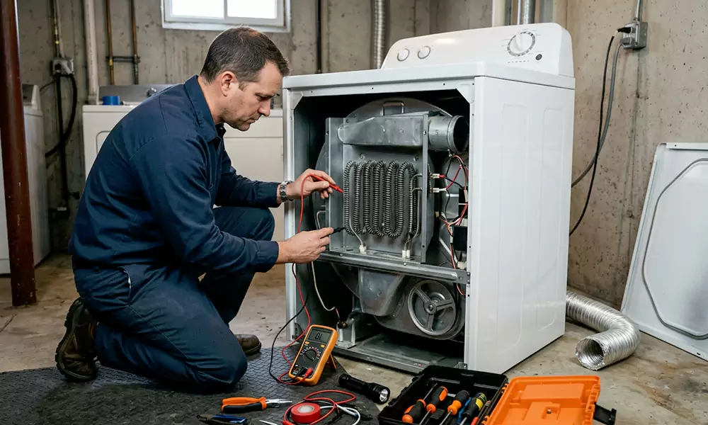Dryer Not Heating Repair in Encinitas, CA