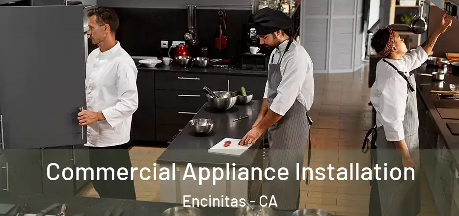 Commercial Appliance Installation Encinitas - CA