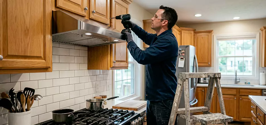 Wood Range Hood Installation Encinitas